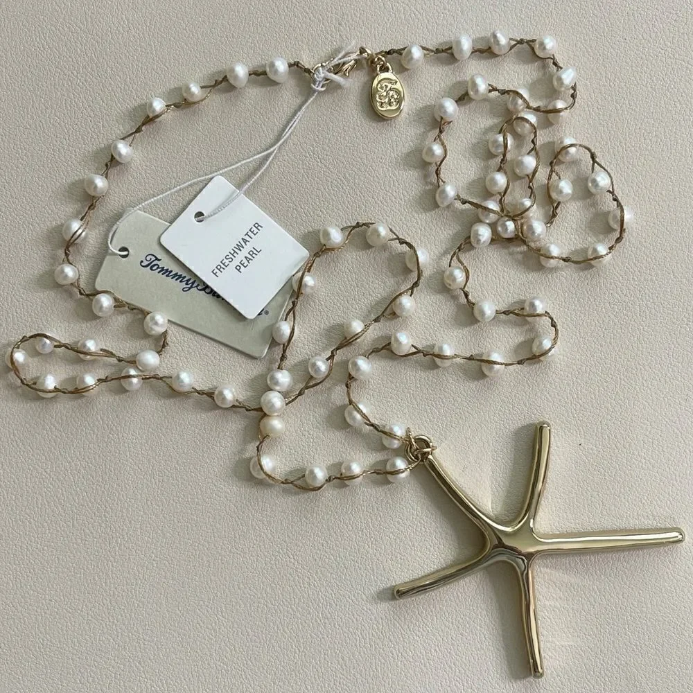 Tommy Bahama Crystal Collection Starfish Pendant Necklace - Picture 1 of 5